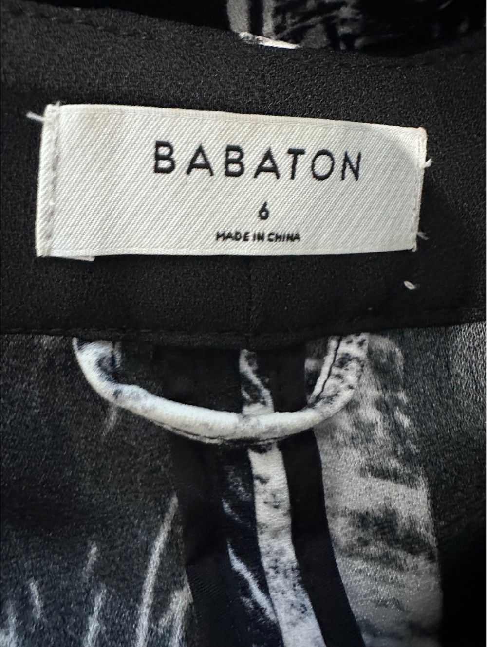 Aritzia Babaton Macauley Blazer Open Front City Lights Fireworks Jacket Size 6 - Picture 6 of 8